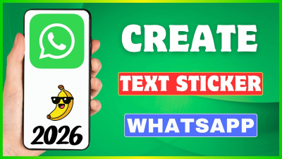 Express Yourself Instantly: How to Create Custom Text Stickers Directly in WhatsApp