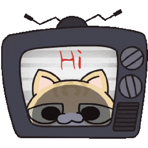 Animated Cute Cat Saying Hi GIF Sticker