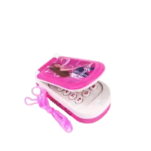 Animated Pink Toy Flip Phone GIF Sticker