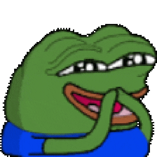 Animated Laughing Frog Meme GIF Sticker