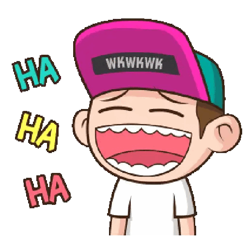 Animated HA HA HA GIF Sticker