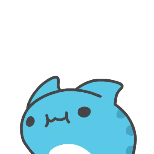 Animated Playful Blue Cat GIF Sticker