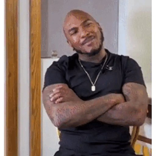 Animated Confident Head Nod GIF Sticker