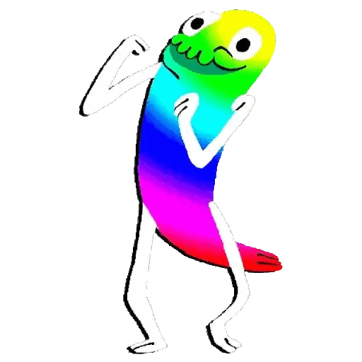 Animated Feeling fabulous fish GIF Sticker