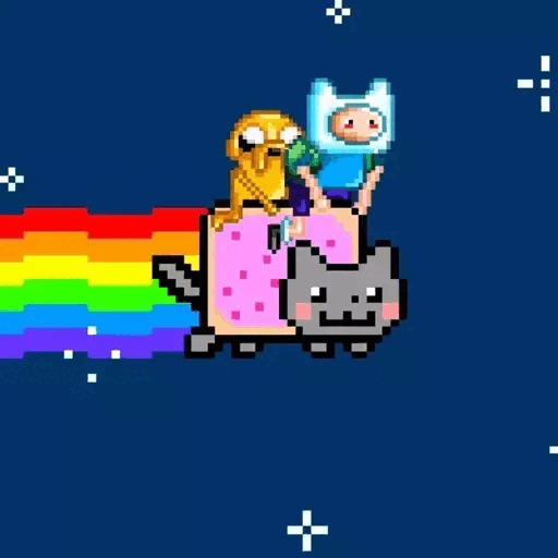Animated Intergalactic Adventure Ride GIF Sticker