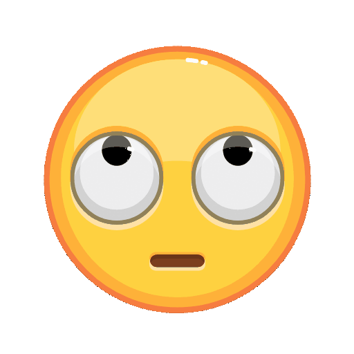 Download Ultimate eye roll Animated GIF Sticker for WhatsApp