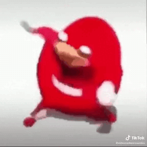 Ugandan Knuckles dance GIF - Sticker for WhatsApp