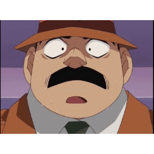 Animated Shocked detective moment GIF Sticker