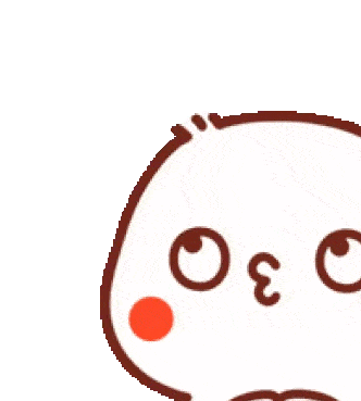 Animated Blushing cute critter GIF Sticker