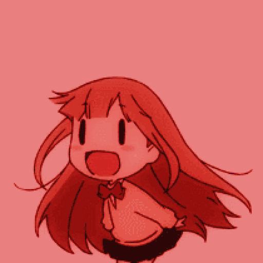 Animated Joyful anime surprise GIF Sticker