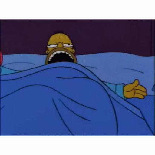 Download Homer's midnight scream Animated GIF Sticker for WhatsApp