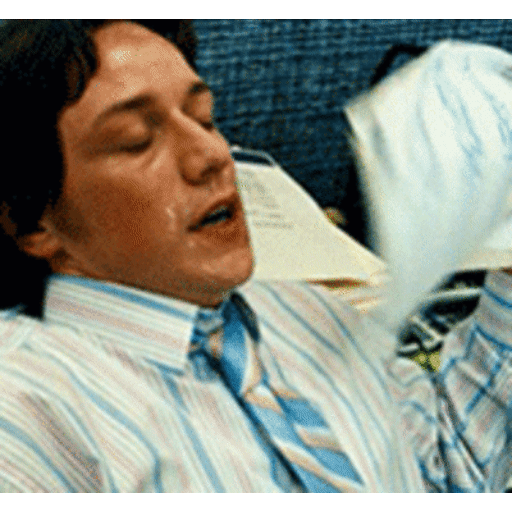 Animated Overwhelmed at Work GIF Sticker