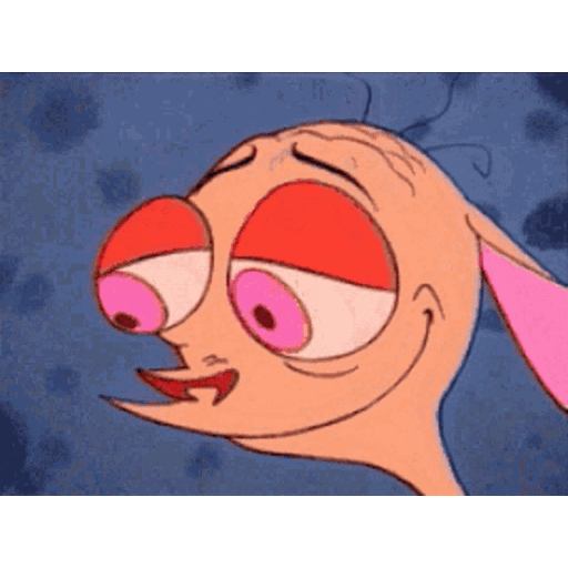 Ren's zoned out look GIF - Sticker for WhatsApp