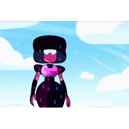 Animated Garnet's cool entrance GIF Sticker