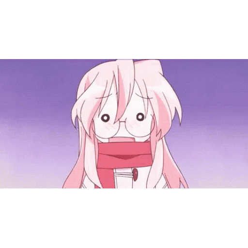 Download Miyuki Takara startled Animated GIF Sticker for WhatsApp