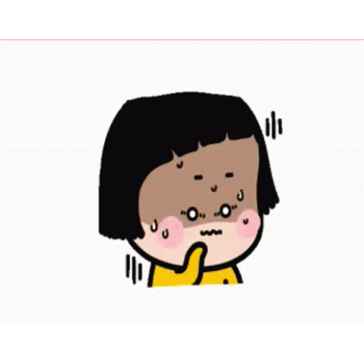 Nervous kid sweating GIF - Sticker for WhatsApp