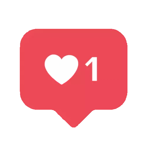 Animated Heart notification alert GIF Sticker
