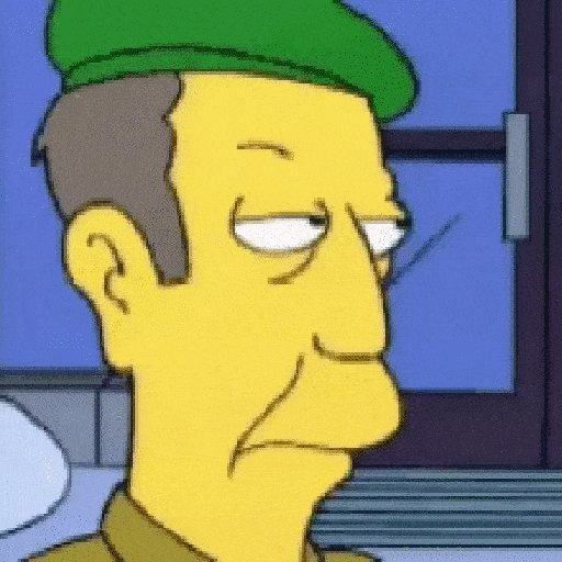 Animated Seymour Skinner and Homer Simpsons Plotting something sneaky GIF Sticker