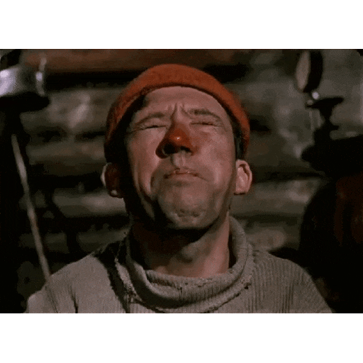 Download Soviet actor's squint Animated GIF Sticker for WhatsApp