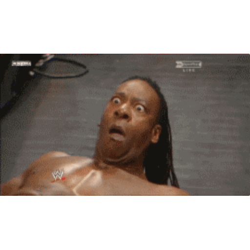 Download  Booker T Shocked Wrestler Reaction Animated GIF Sticker for WhatsApp