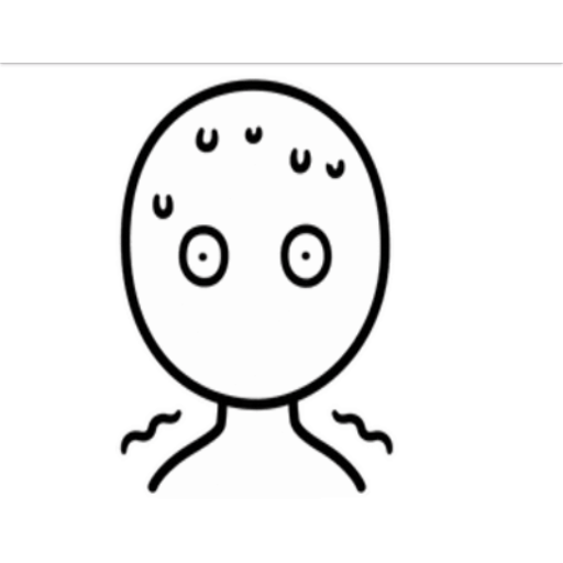 Animated Nervous head GIF Sticker