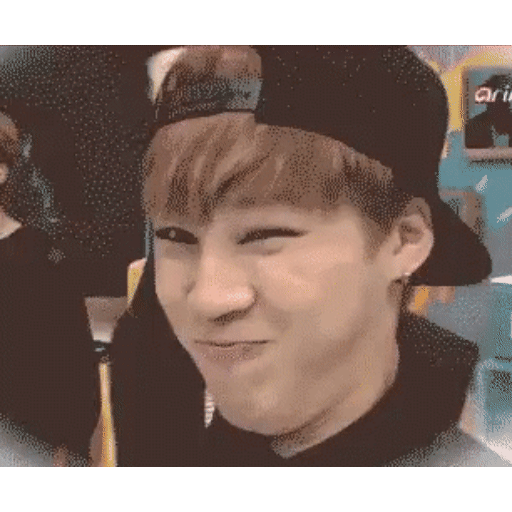 Download Jimin playful wink Animated GIF Sticker for WhatsApp