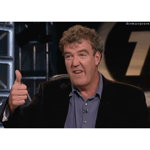 Download Clarkson Thumbs Up Animated GIF Sticker for WhatsApp