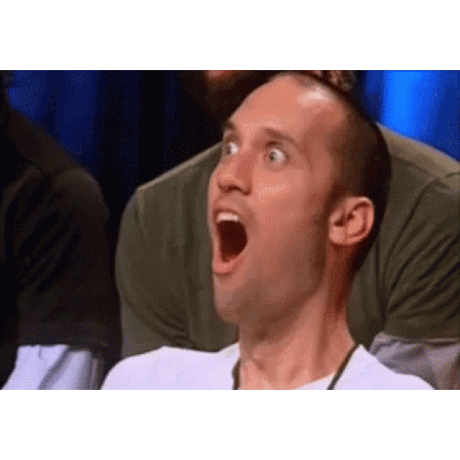 Download Mind-blown reaction Animated GIF Sticker for WhatsApp