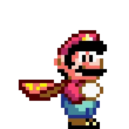 Mario flying high Animated GIF Sticker for WhatsApp