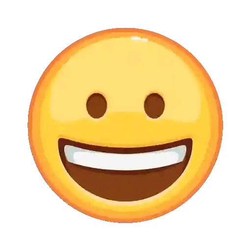 Happy Face Emoji Animated GIF Sticker for WhatsApp