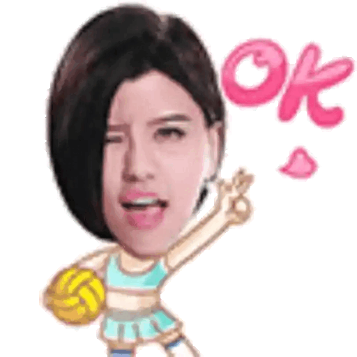 Winking OK Gesture Animated GIF Sticker for WhatsApp