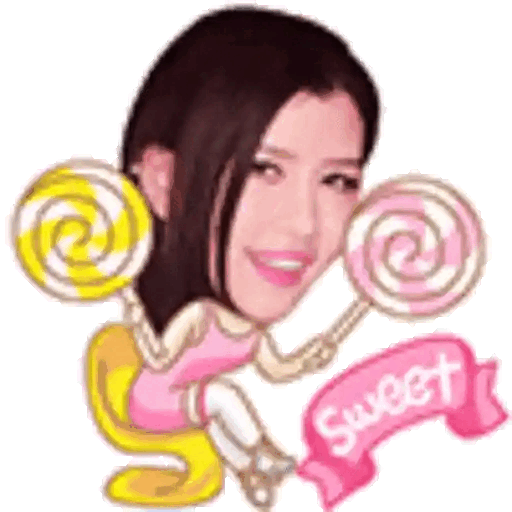 Feeling Sweet with Lollipops Animated GIF Sticker for WhatsApp