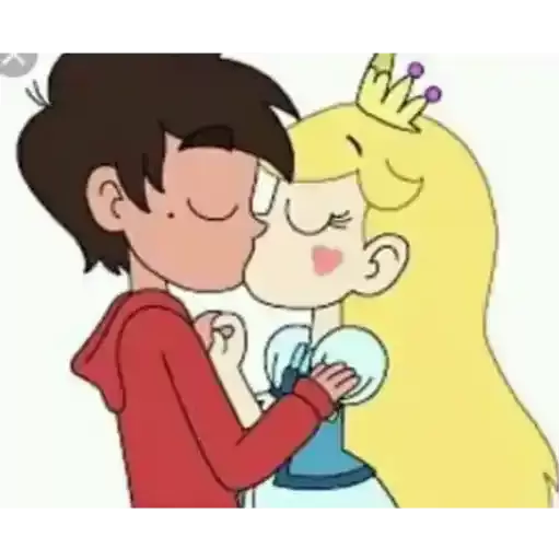 Star And Marco Sweet Moment - Sticker for WhatsApp