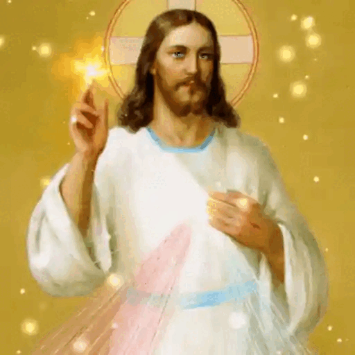 Heavenly Blessing Gesture Animated GIF Sticker for WhatsApp