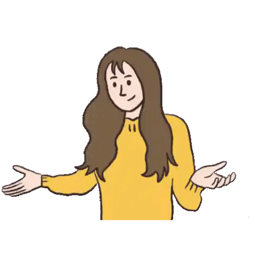 I Don't Know Gesture Animated GIF Sticker for WhatsApp