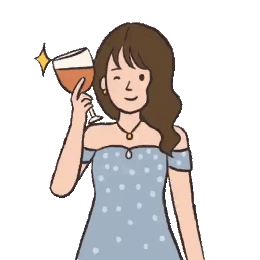 Cheers to that Animated GIF Sticker for WhatsApp