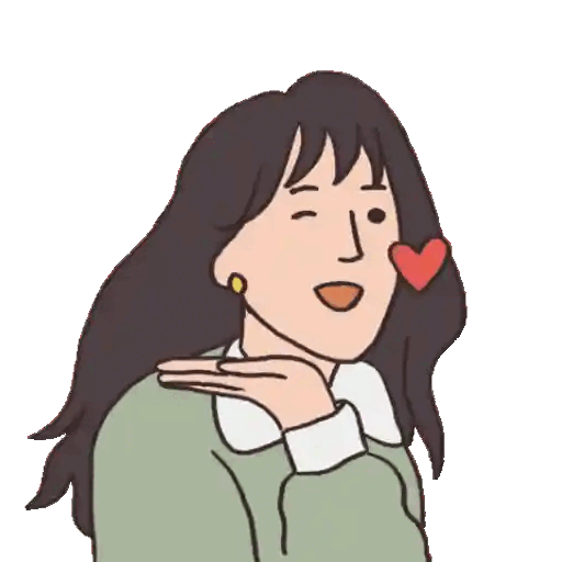 Sending a Heartfelt Kiss Animated GIF Sticker for WhatsApp