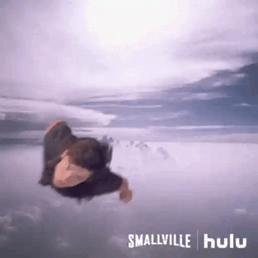 Flying through the clouds Animated GIF Sticker for WhatsApp