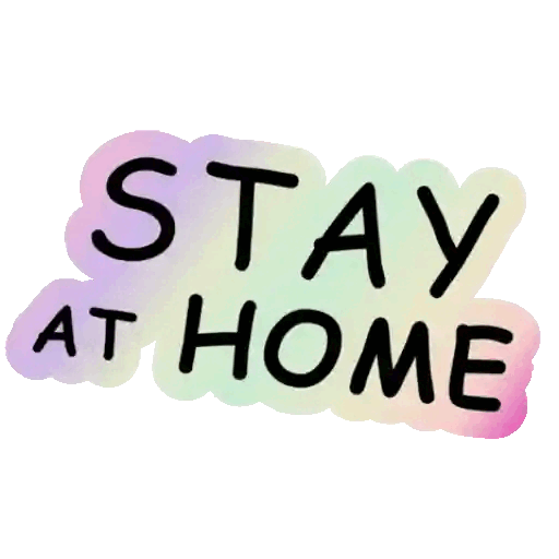 Stay At Home Reminder Animated GIF - Sticker for WhatsApp