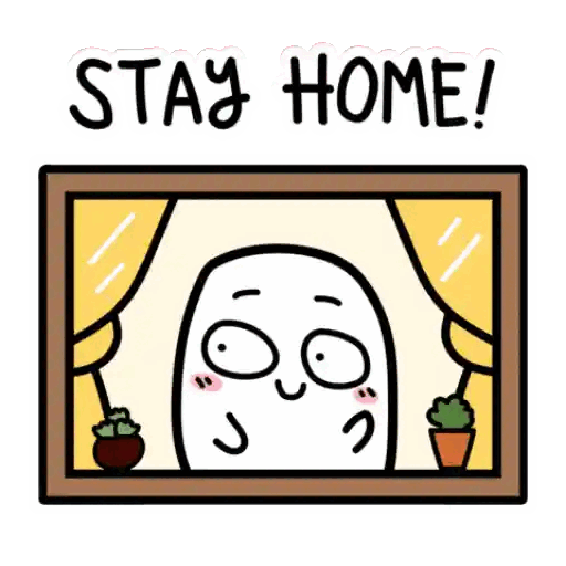 Stay Home Animated GIF - Sticker for WhatsApp