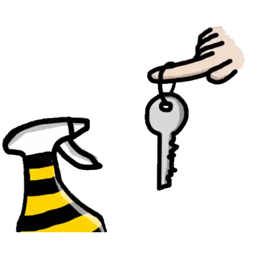 Unlocking The Bee Hive Animated GIF - Sticker for WhatsApp