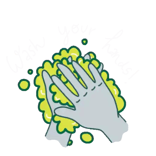 Reminder To Wash Your Hands Animated GIF - Sticker for WhatsApp