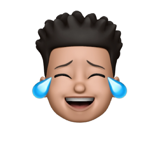 Laughing With Tears Emoji Face - Sticker for WhatsApp
