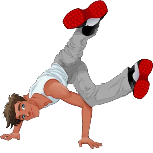 Breakdancing Moves - Sticker for WhatsApp