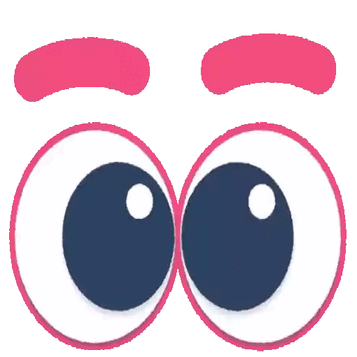 Wide-Eyed Stare Animated GIF - Sticker for WhatsApp