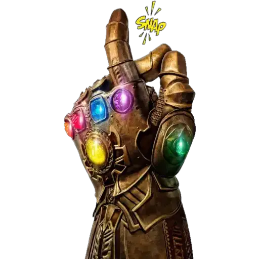 Infinity Gauntlet Snap - Sticker for WhatsApp