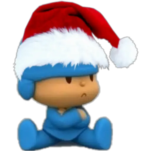 Grumpy In A Santa Hat - Sticker for WhatsApp