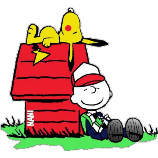 Chill Vibes With Pikachu And Friend - Sticker for WhatsApp