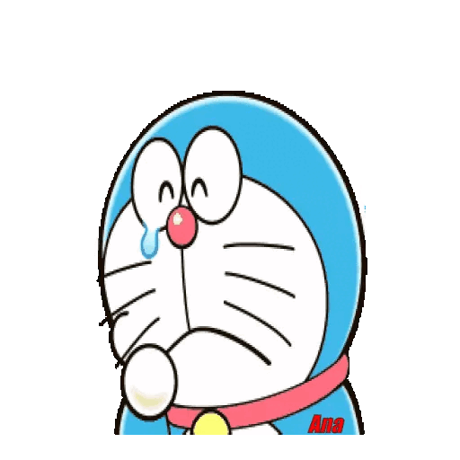 Doraemon Happy Tears Animated GIF - Sticker for WhatsApp