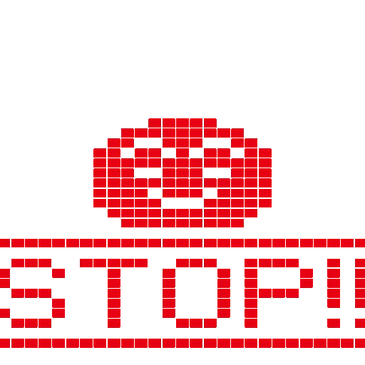 Stop!! Animated GIF - Sticker for WhatsApp